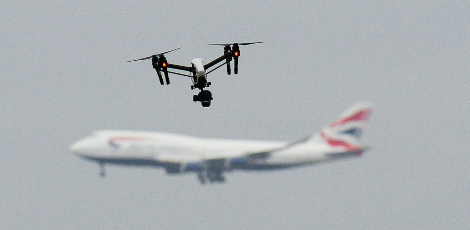 <em>Drones flying close to Gatwick have grounded flights (PA/file pic)</em>
