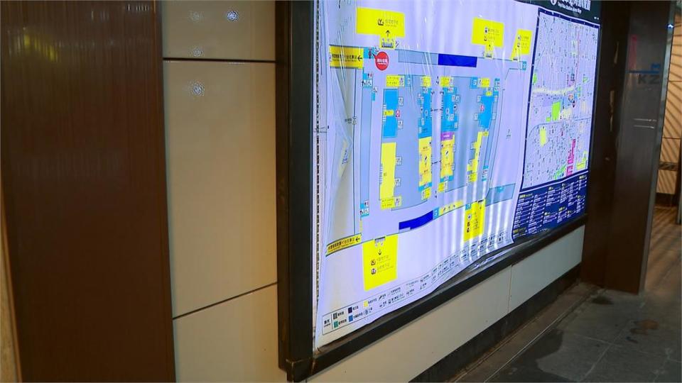 疑排水系統故障　雙北下暴雨　交通樞紐台北車站聯通口淹水