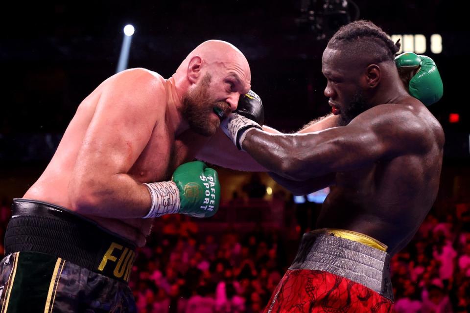 Deontay Wilder returns for the first time since losing to Tyson Fury a year ago (Getty Images)