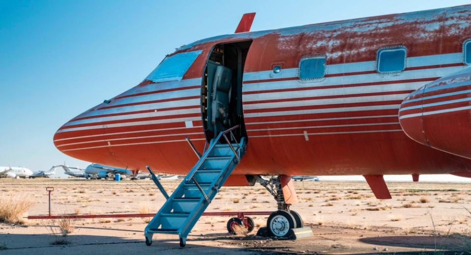 Elvis Presley's private jet sold for $260,000 at auction.