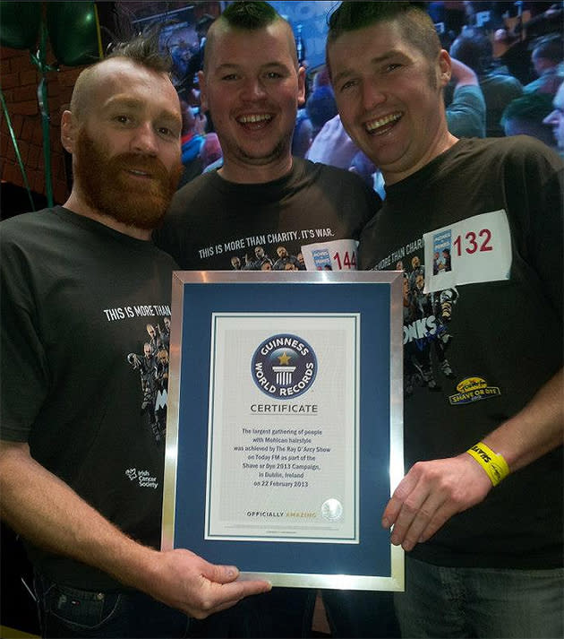 Shave or Dye Guiness Book of Records