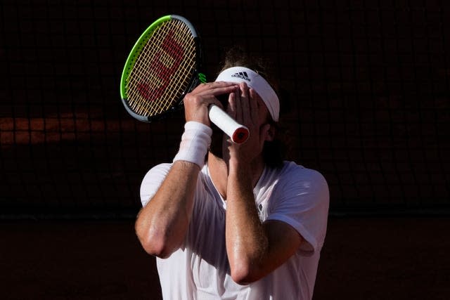 Stefanos Tsitsipas broke down after beating Alexander Zverev