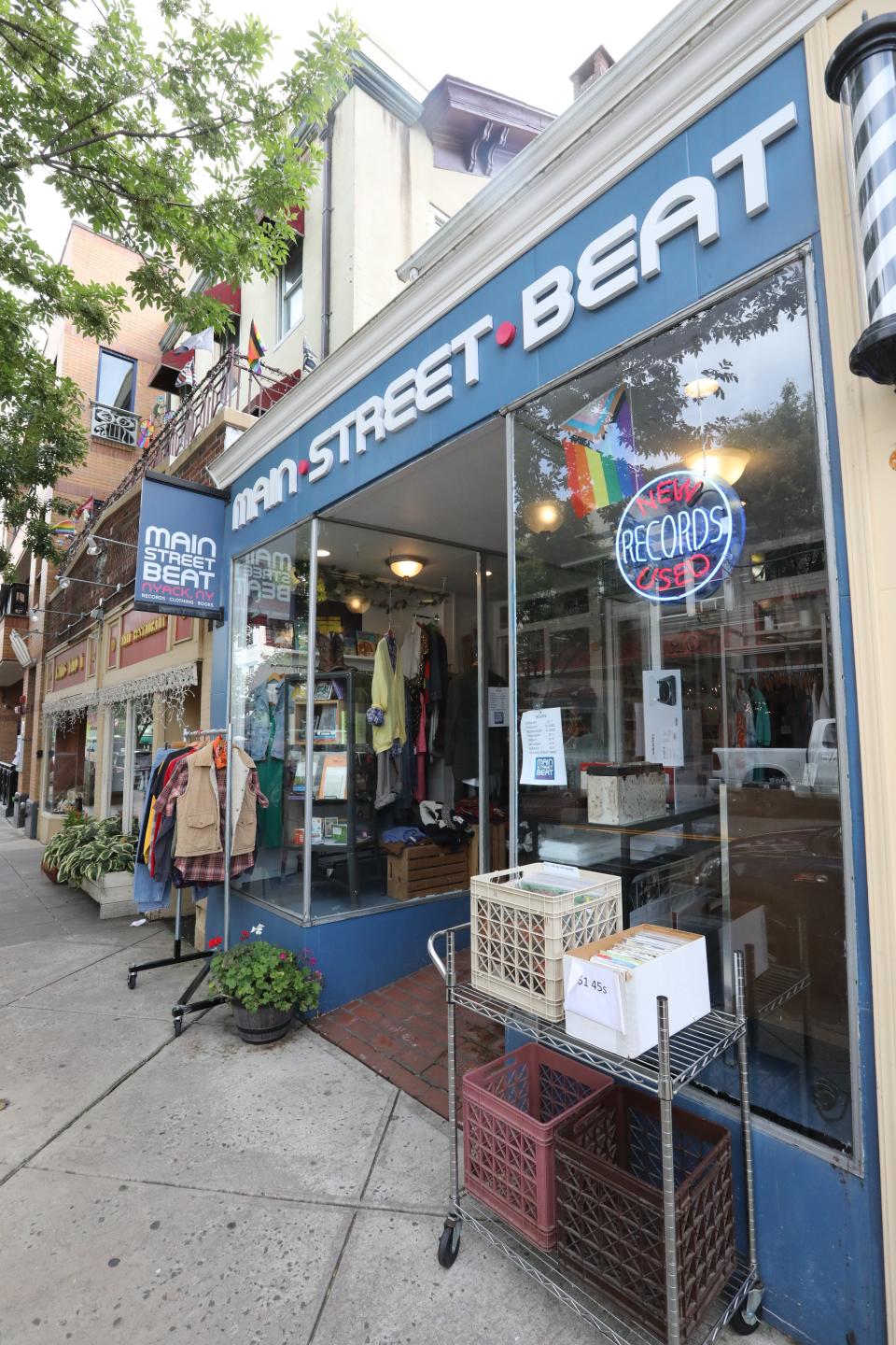 Main Street Beat in Nyack sells vinyl records, books and clothing Sept. 15, 2023.