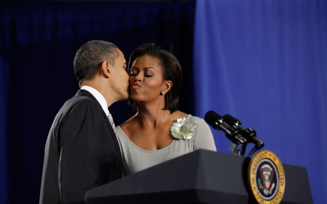 Michelle Obama & Barack Obama