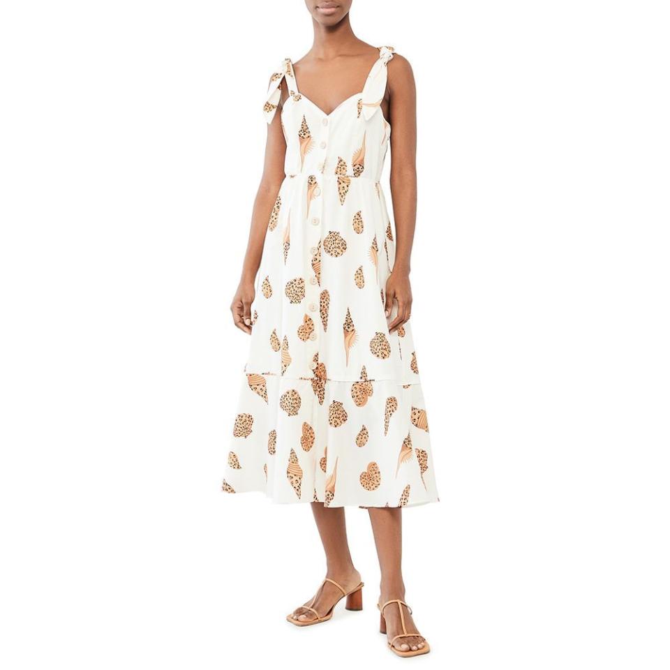 11) Leopard Shell Midi Dress