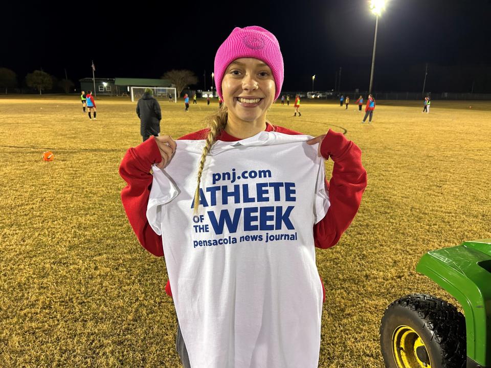 Pace's Becca Ryan is the latest winner of PNJ's Athlete of the Week for the 2023-24 school year.