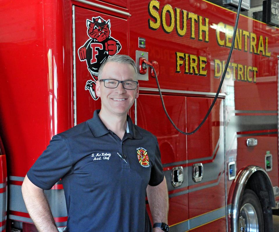 Fredericksburg Assistant Fire Chief Shawn McKelvey says one of the biggest challenges of the job has been a decades-long problem with radio reception, which soon will be corrected with the addition of a new tower.