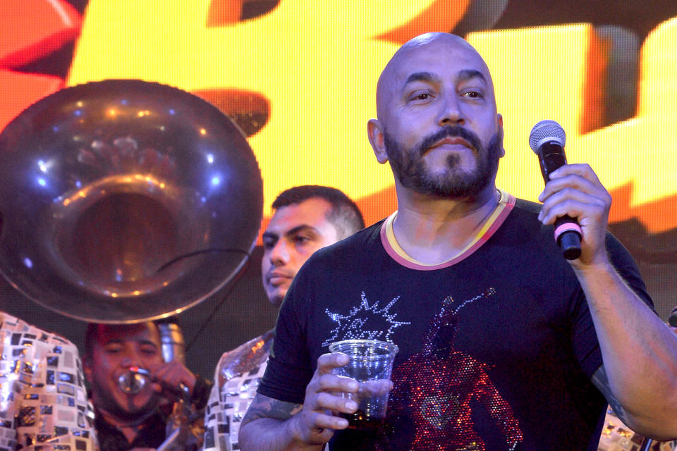 El cantante mexicano Lupillo Rivera promocionando concierto Radiopolis en el Lunario en 2021 en la Ciudad de México. (Photo by Medios y Media/Getty Images)