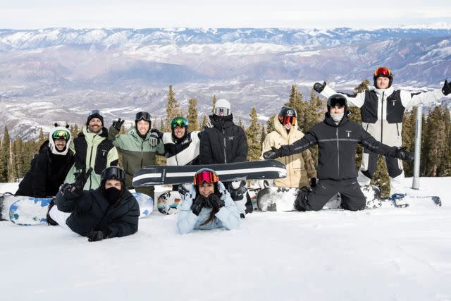 <p>Justin Bieber/Instagram</p> Justin Bieber posts skiing photo including Kendall Jenner, Nina Dobrev and Shaun White