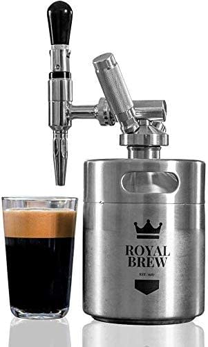 Nitro cold brew maker with keg