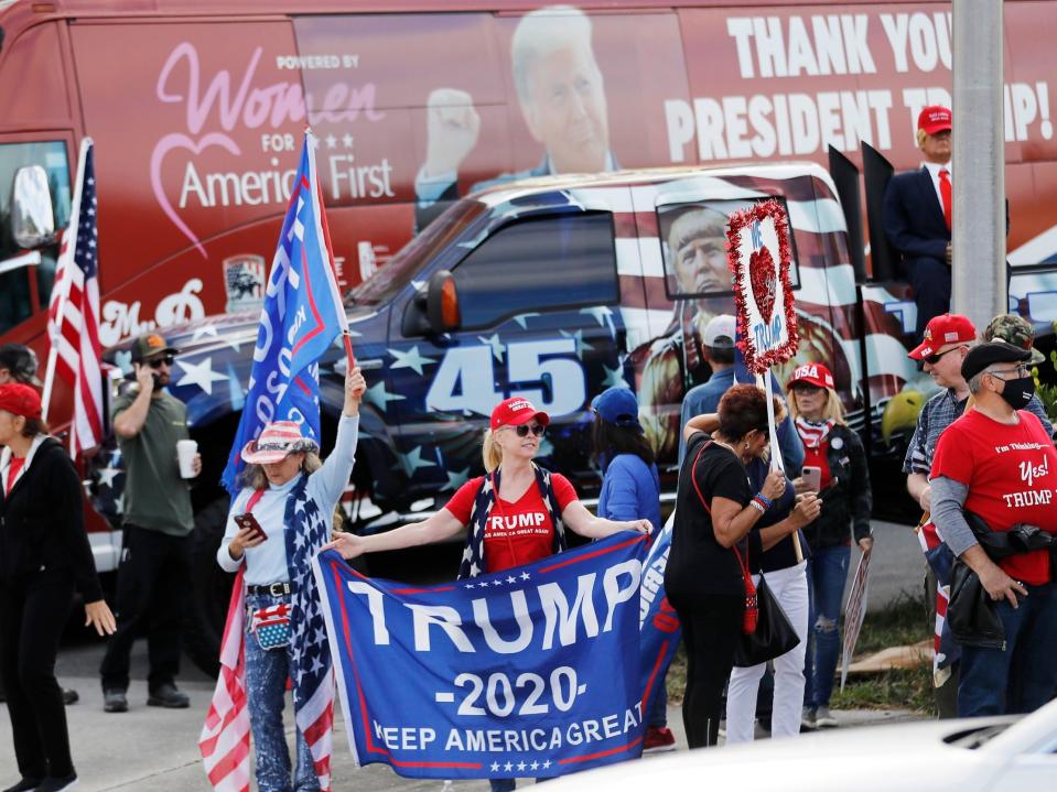 trump palm beach supporters florida