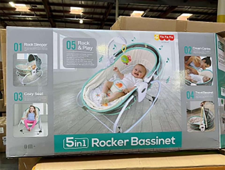 PHOTO: CPSC warns consumers to immediately stop using 5in1 Rocker Bassinets due failure to meet federal safety requirements. (CPSC)