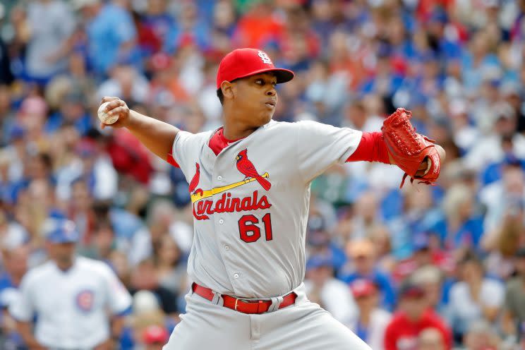Alex Reyes needed an MRI on the first day of camp. (Getty Images/Jon Durr)