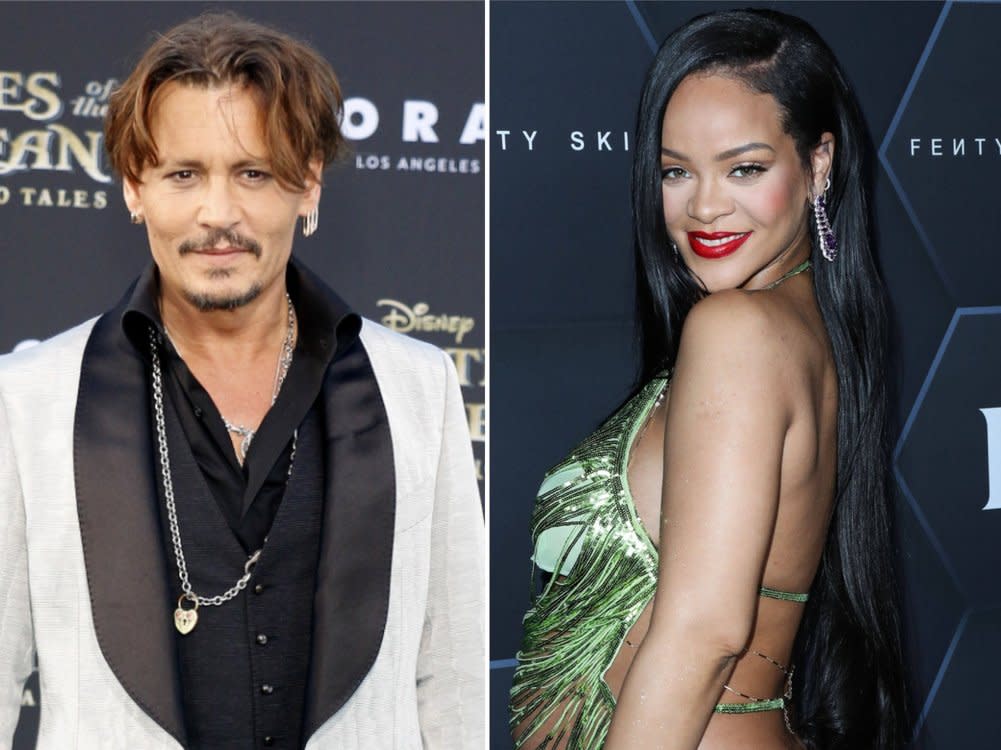 Johnny Depp soll angeblich als unangekündigter Star-Gast bei Rihannas "Savage X Fenty"-Show auftreten. (Bild: imago images/NurPhoto/Tinseltown/Shutterstock.com)