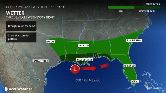 Numerous storms are possible from early to mid January 2024.