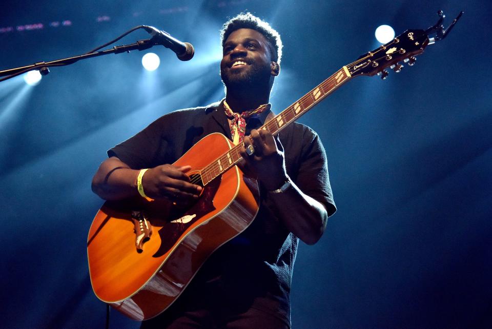 Abraham Alexander performs at the Fox Theater on October 09, 2021 in Oakland, California.