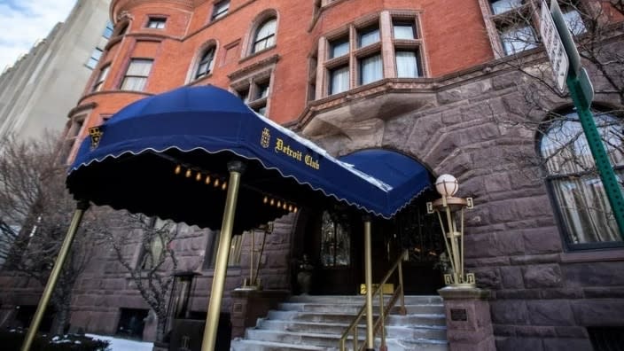 The historic Detroit Club has been sued for alleged race discrimination, accused of mistreating Black guests and retaliating against an employee who reported it. (Photo: Kimberly P. Mitchell/USA TODAY NETWORK)