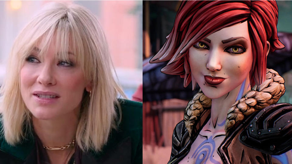 Cate Blanchett and Lilith side by side in Borderland