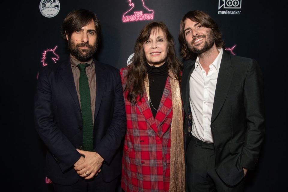 Jason Schwartzman and Talia Shire