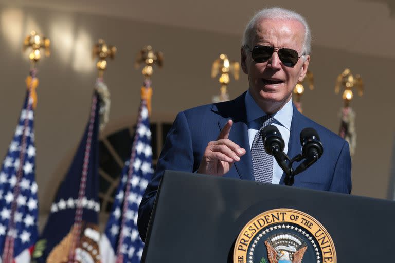 El presidente de Estados Unidos Joe Biden