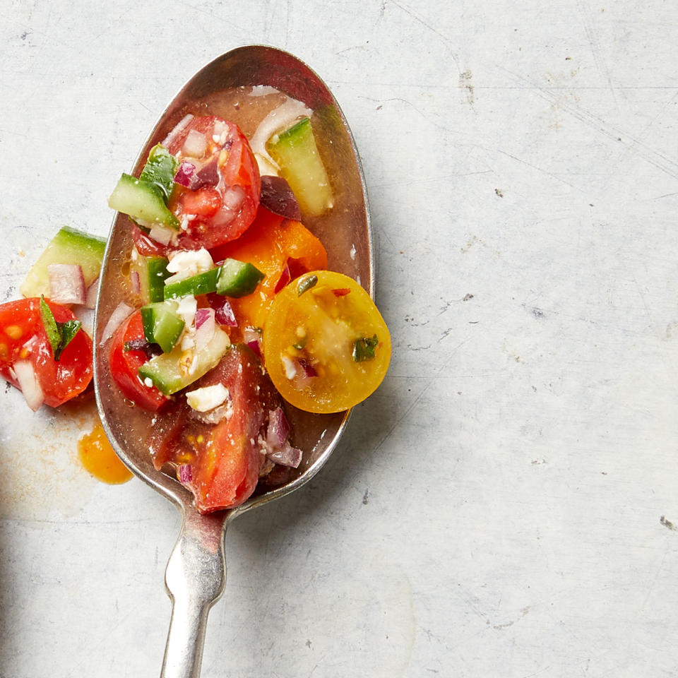 Greek Salad Tomato Salsa