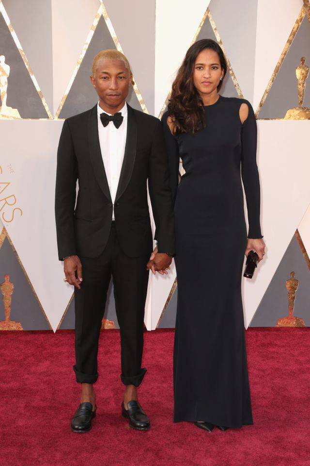 Le meilleur : Pharrell et sa femme Helen Lasichanh à la 88e cérémonie des Oscars, le 28 février 2016 à Hollywood en Californie.