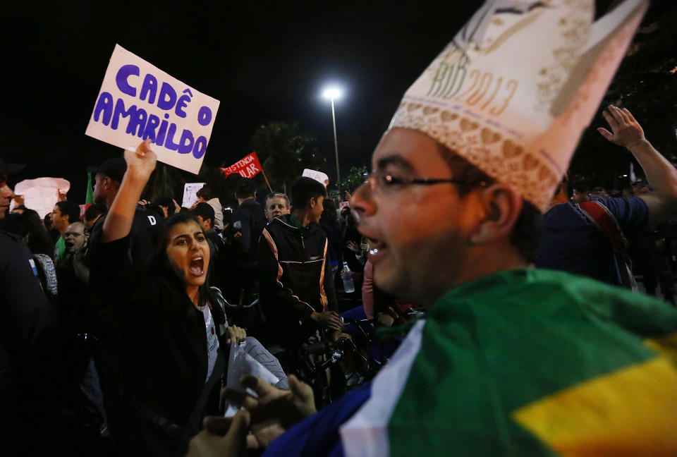 Protestas en Brasil ante la visita del Papa Francisco (Mario Tama/Getty Images)