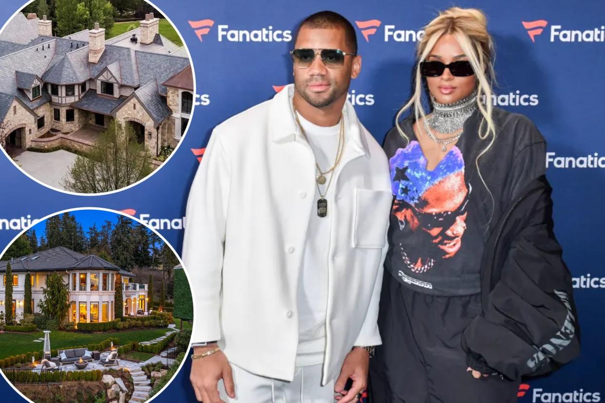 Russell Wilson and Ciara's mansions for sale