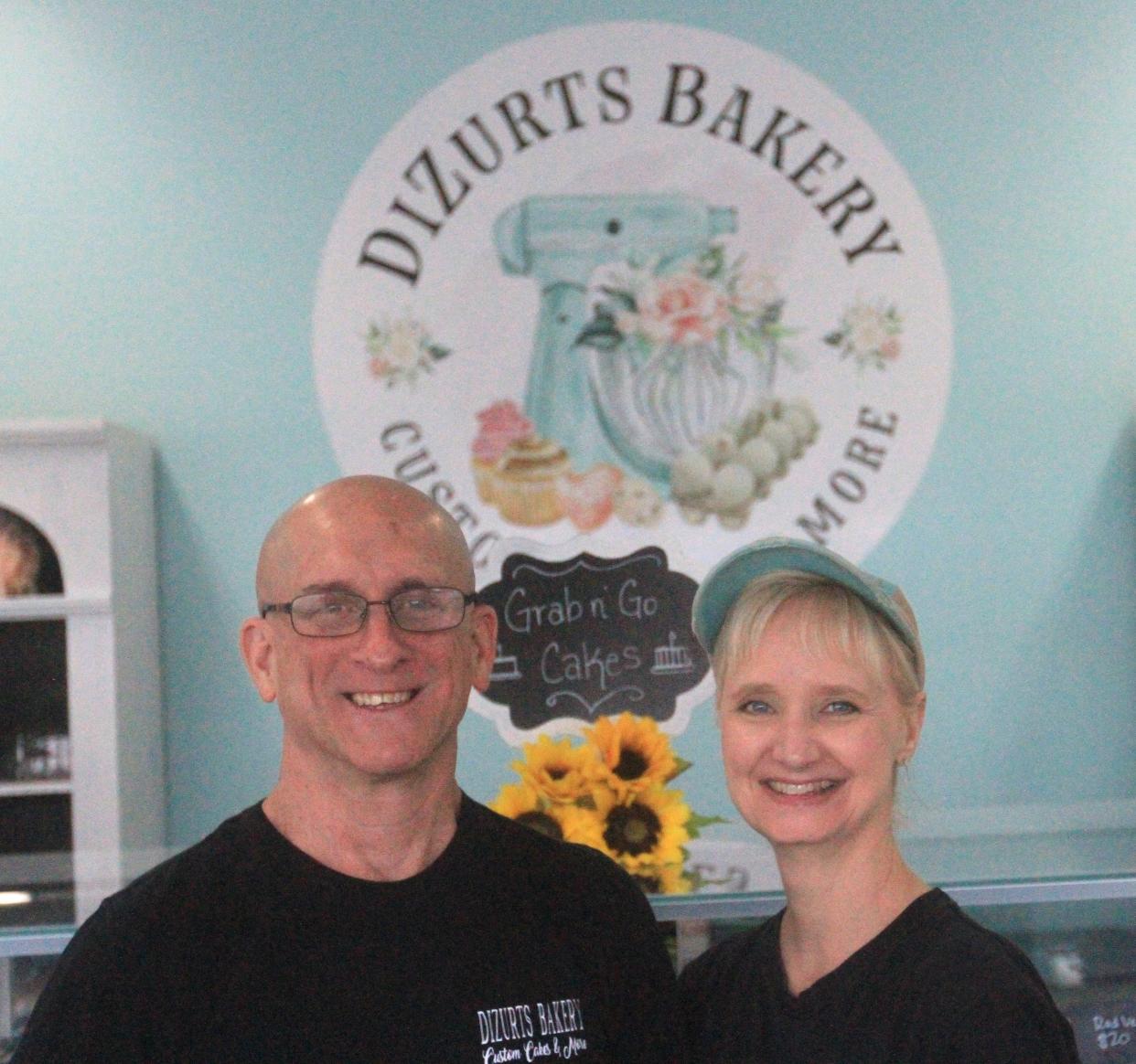 Tracy Salyer, right, owns and operates DiZurts Bakery with her husband Michael. She opened the Heath business in 2015.