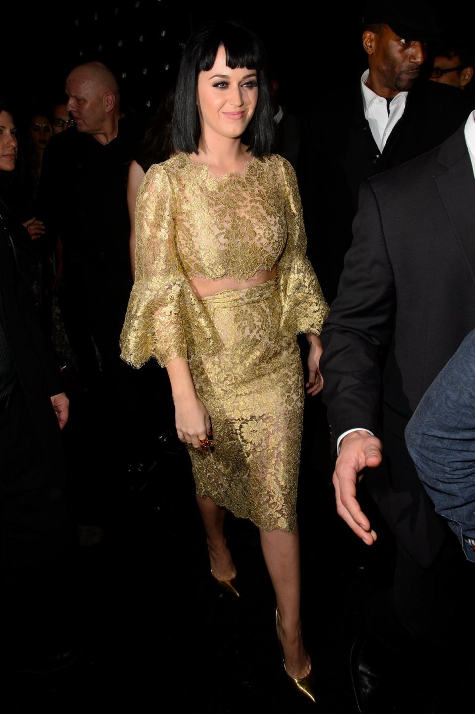 Katy Perry attending the Universal music after-party for The BRIT Awards 2014 at Soho House (Getty Images)