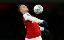 Soccer Football - Carabao Cup Semi Final Second Leg - Arsenal vs Chelsea - Emirates Stadium, London, Britain - January 24, 2018 Arsenal's Granit Xhaka in action Action Images via Reuters/John Sibley