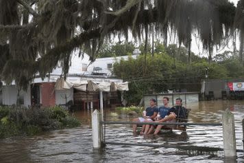 Hurricane Barry photos show an otherworldly city, deep under water