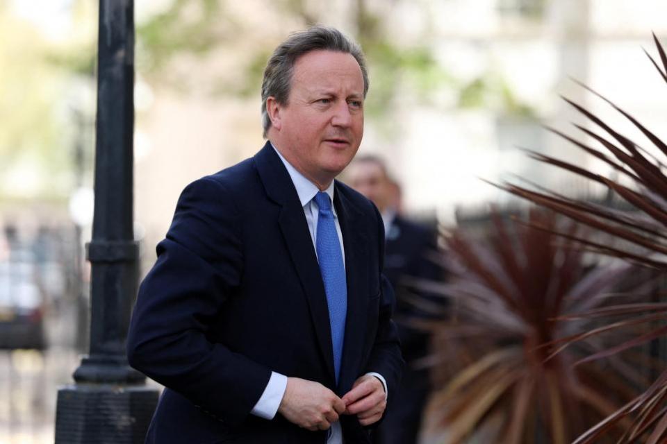 The National: Foreign Secretary Lord David Cameron has urged Israel to show restraint (Isabel Infantes/PA)