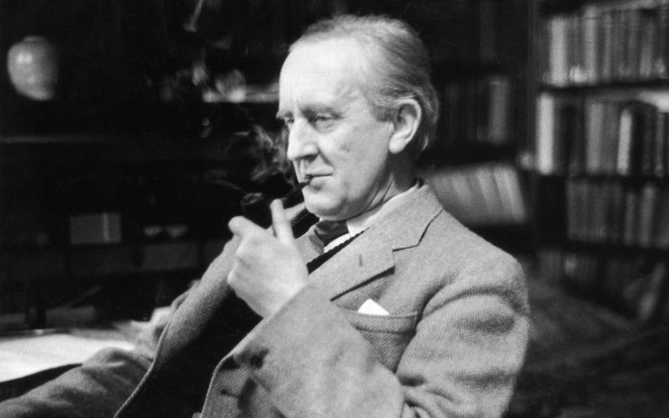 Of his time: JRR Tolkien at Merton College, Oxford, in 1955 - Haywood Magee