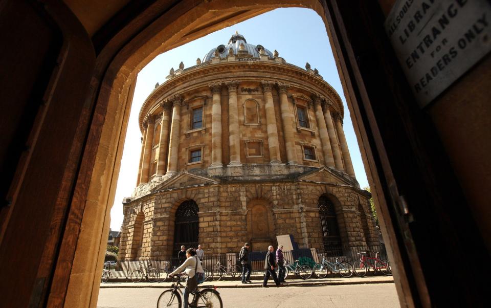 The Radcliffe Camera in central Oxford