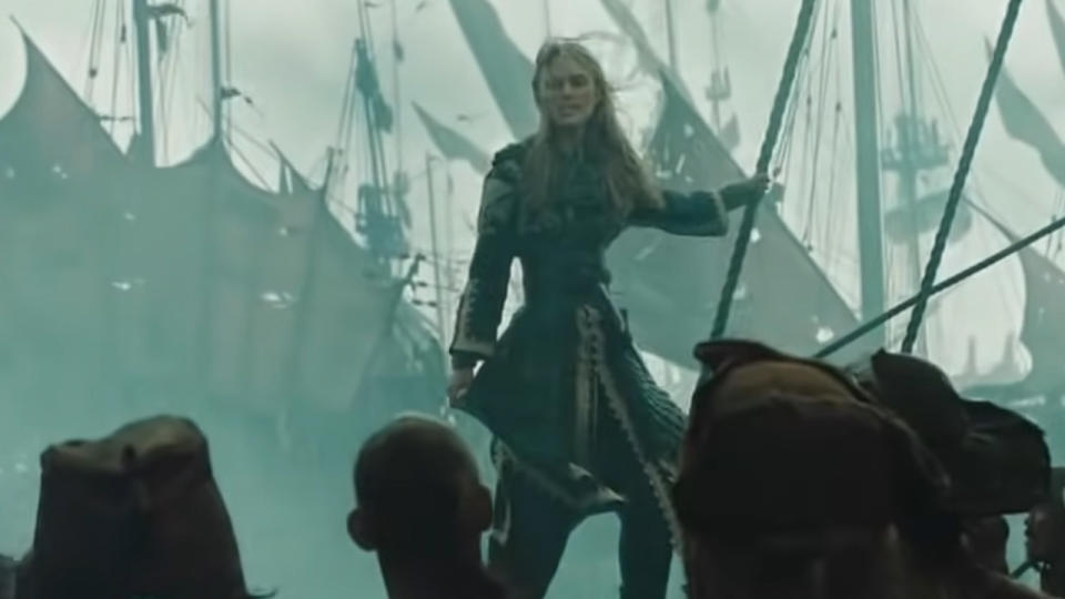 Keira Knightly in Pirates of the Caribbean : At World's End