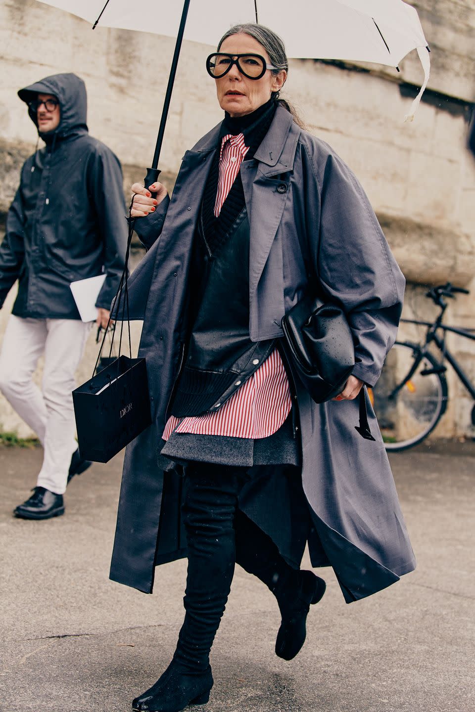 Doja, Naomi, Janet, Oh My! The Final Day of Paris Fashion Week Street Style