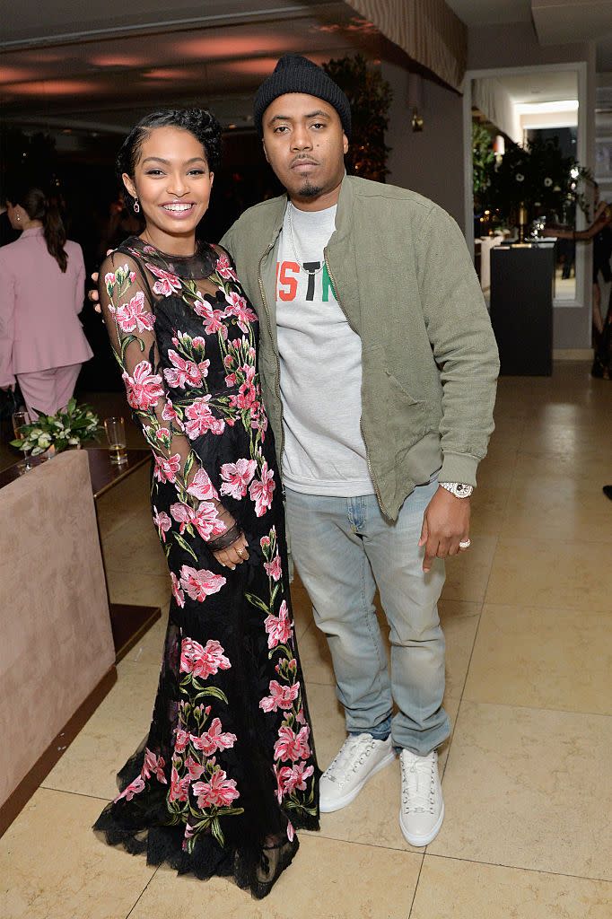 Yara Shahidi and Nas