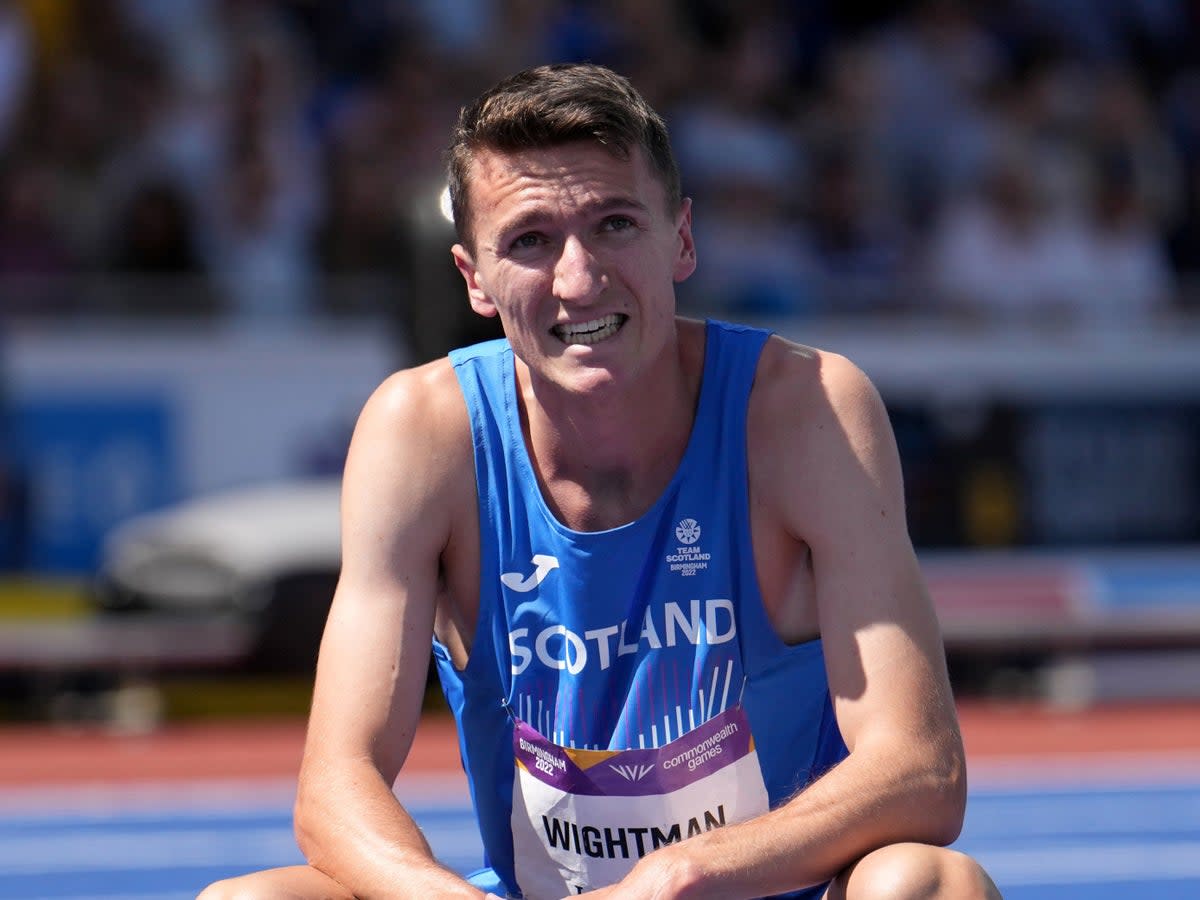 Wightman was beaten to the 1,500m title in Birmingham  (PA)