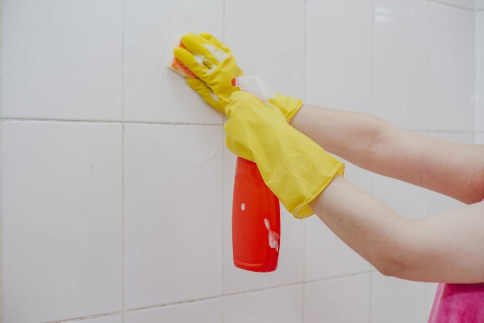 spring cleaning ideas grout