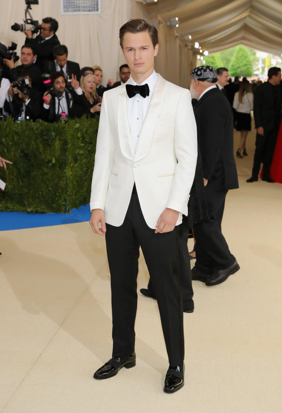 Ansel Elgort in Tom Ford