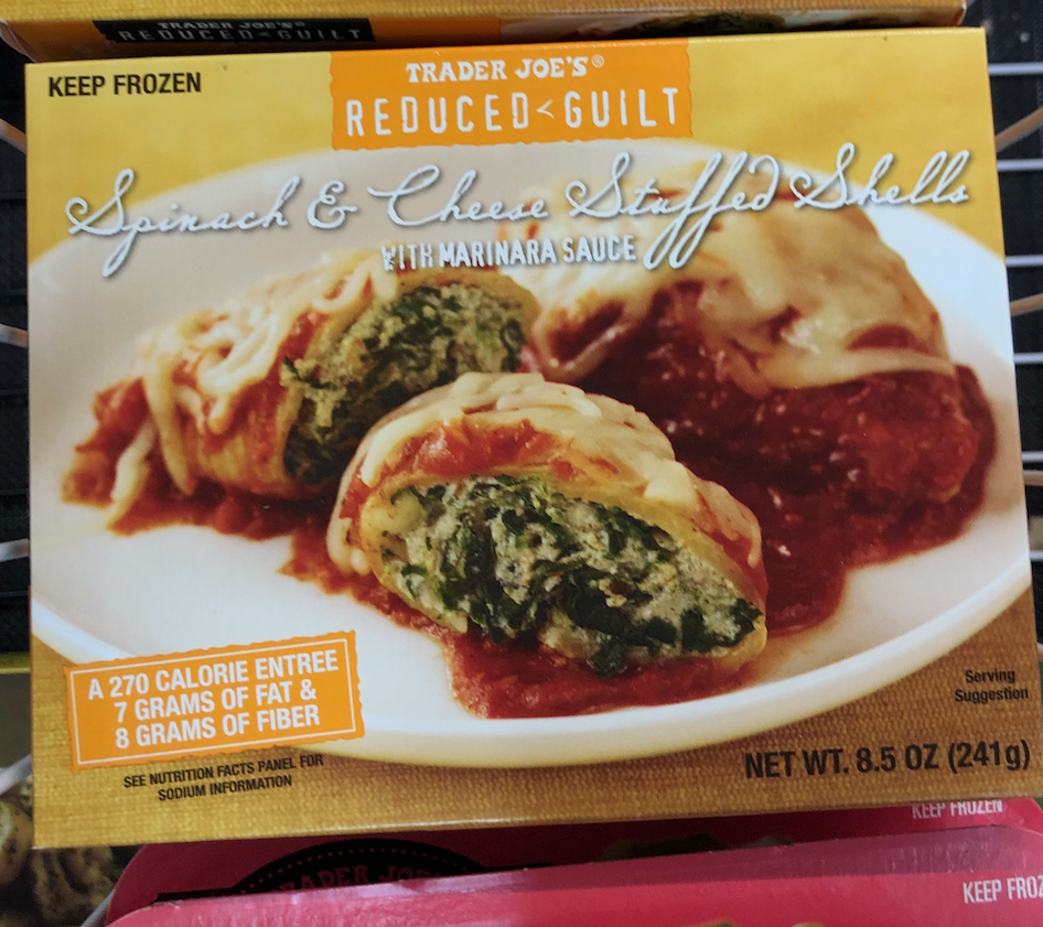 Reduced-Guilt Spinach & Cheese Stuffed Shells