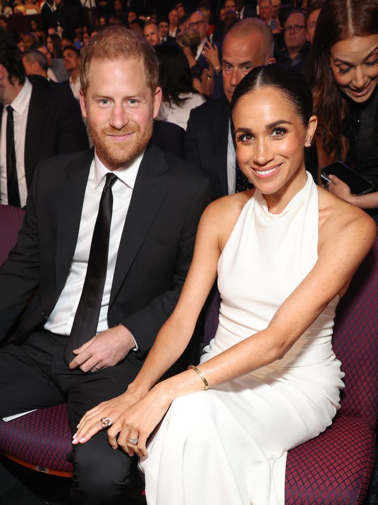 El príncipe Harry y Meghan Markle en los ESPY Awards 2024