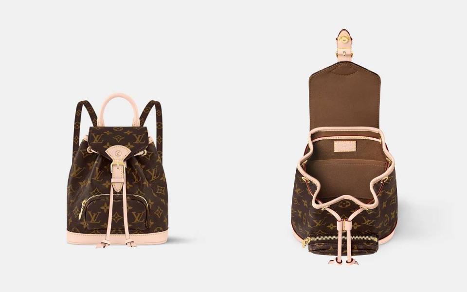 這款由Nicolas Ghesquière設計的Montsouris全新後背包，在6/18於LV官網熱騰騰上架  圖片來源：Louis Vuitton