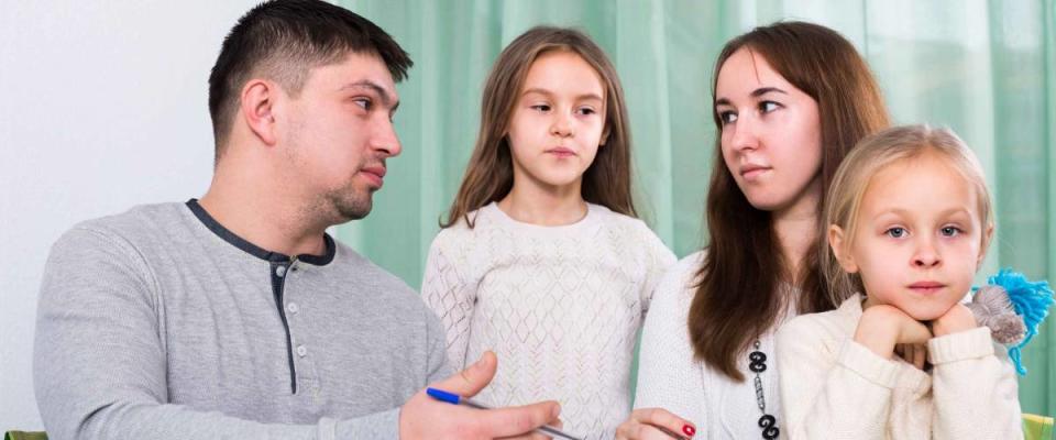 Kids watching parents abusing one another at home