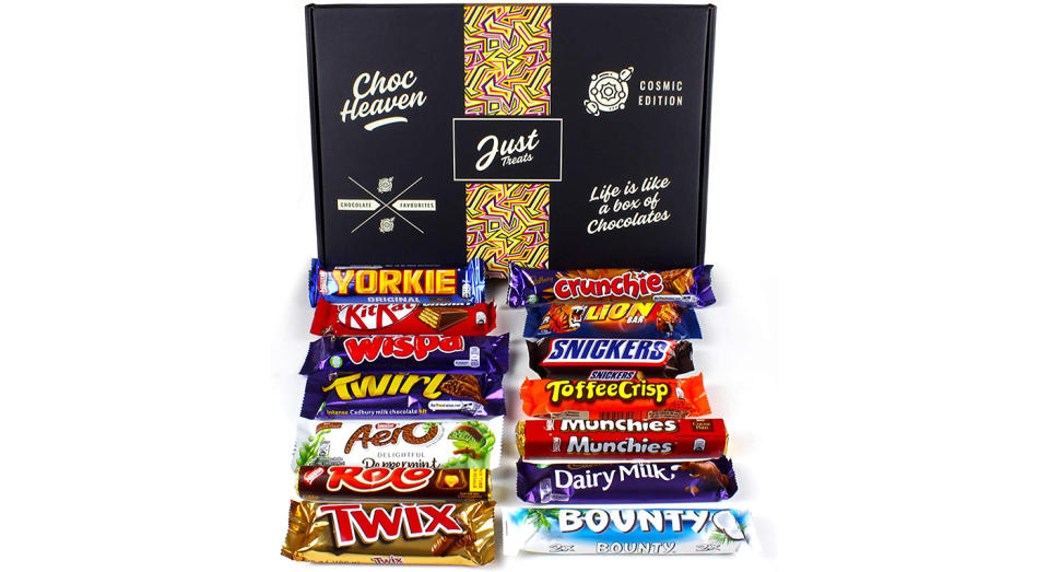 Chocolate Lovers Hamper Cosmic Box - Selection of Your Favourite Chocolate Bars