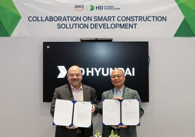 Smart Construction Future: HD Hyundai Collaborates with AWS to Pioneer Unmanned Autonomous Sites