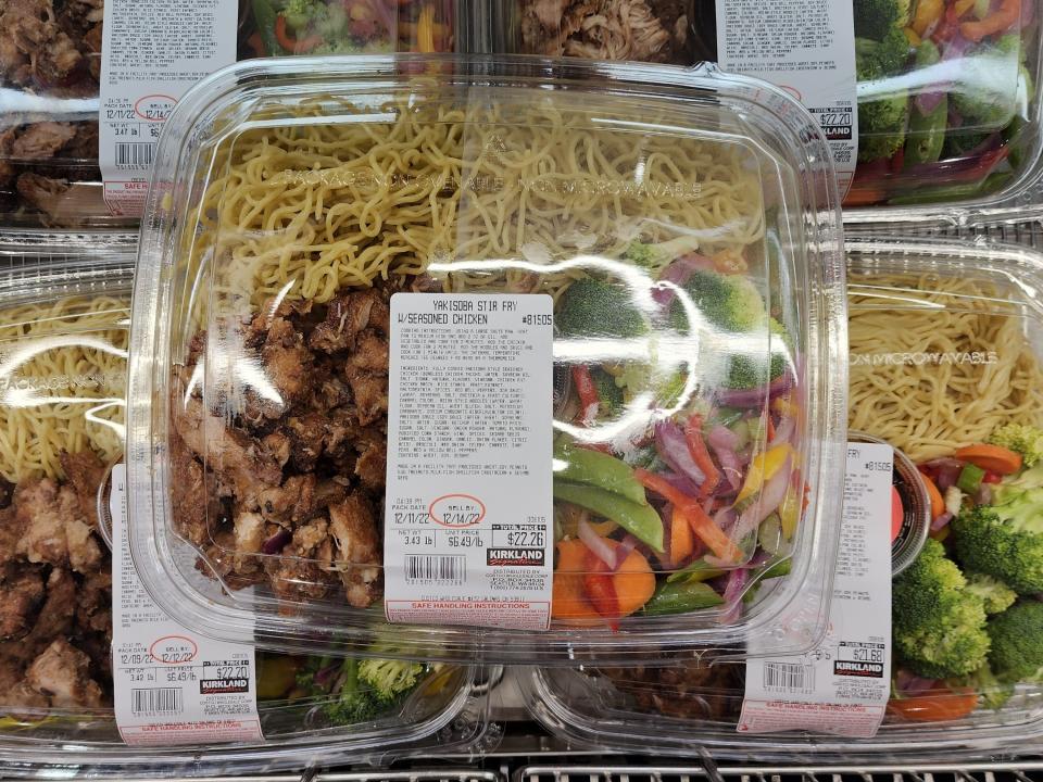 You can find the yakisoba stir-fry item by Costco's deli.