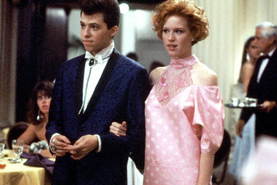 Jon Cryer and Molly Ringwald in 'Pretty in Pink' (Paramount)