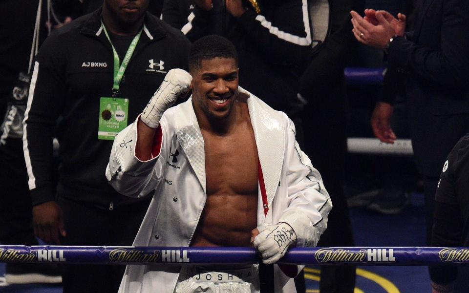  Anthony Joshua is a man on a mission - AFP